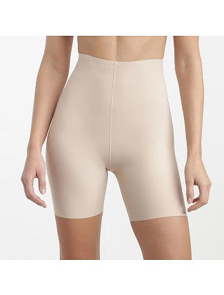 Dámské formující boxerky s vysokým pasem DIM MID WAIST PANTY - 69% POLYAMID, 31% ELASTAN - tělová