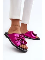 Dámské ploché sandály s výřezy Fuksja Fiviama