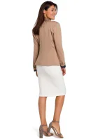 S154 Blejzr s jedním knoflíkem - béžový