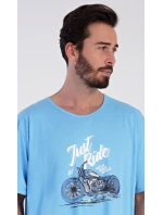 Pánská noční košile s krátkým rukávem Samuel