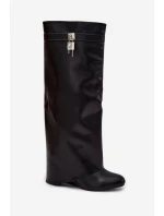 Kozačky na klínech  model 217757 Step in style