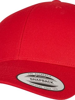 Flexfit 6789 6 panelová Snapback kšiltovka 55.6789 red
