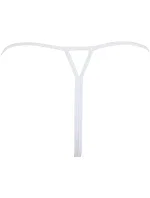 Otevřená tanga V-9828 bílá - Axami