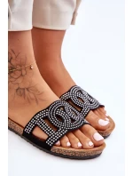 Dámské Křupky Zdobené Čepicemi Černé Evelins