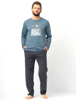 Pánské pyžamo Key MNS 627 B25 délka/r M-2XL