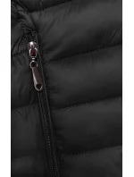 Černá dámská prošívaná vesta se stojáčkem J style (16M9158-392) Černá dámská prošívaná vesta se stojáčkem J style (16M9158-392)