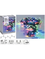 VÁNOČNÍ STROM SVĚTLA SVĚTELNÝ ŘETĚZ 120 VEDL VÍCEBAREVNÝ