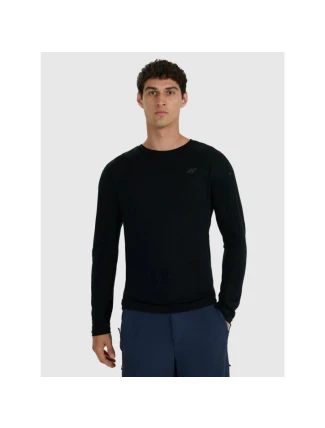 Pánský trekingový dlouhý rukáv 4F 4FWAW25TFLOM430-20S z rychleschnoucí merino vlny