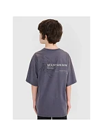 Chlapecké tričko oversize s potiskem 4F 4FJWSS25TTSHM1879-22S