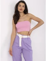 Kalhoty DHJ SP 8830.77 světle fialové