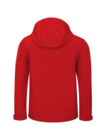 Trail softshellová bunda pánská červená