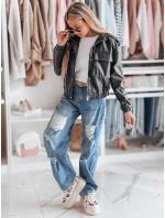 Dámské džínové kalhoty s dírami DEMARIP modré FashionStreet UY2486