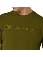 Pánské tričko Champion SS Tee olive 220273 GS585 pánské