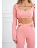 Souprava s halenkou meruňková Souprava s halenkou meruňková