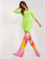 RV SK 8945 šaty.04 světle zelená RV SK 8945 šaty.04 světle zelená