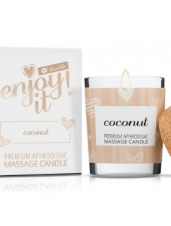 Masážní svíčka Enjoy it! Coconut - Magnetifico
