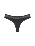 Dámská tanga Feel of Modal String 2P - BLACK - černá 0004 - TRIUMPH