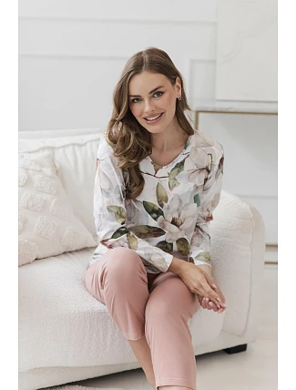 Pyžamo Taro 3615 Denisa, dlouhé rukávy, velikost M–XL, Z26 Pyžamo Taro 3615 Denisa, dlouhé rukávy, velikost M–XL, Z26