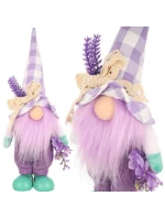 GNOM GHOST 25CM S LAWENDA BOY SPRING DECORATION dětské