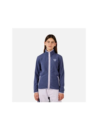 Dětská mikina ROSSIGNOL JR STRAWPILE FLEECE FZ, modrá Dětská mikina ROSSIGNOL JR STRAWPILE FLEECE FZ, modrá