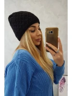 Fleecová čepice K204 černá