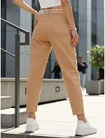 FashionStreet dámské džíny s vysokým pasem ve střihu mom fit UY2937