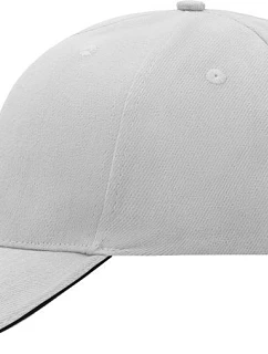 Daiber MB 24 6 panelová sandwich kšiltovka 03.0024 light grey/black