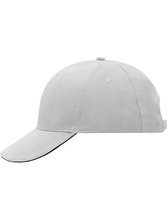 Daiber MB 24 6 panelová sandwich kšiltovka 03.0024 light grey/black Daiber MB 24 6 panelová sandwich kšiltovka 03.0024 light grey/black