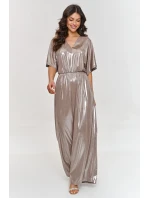 Dámský Overal model 209582 Makadamia Dámský Overal model 209582 Makadamia