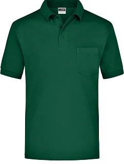 Daiber JN 26 Piqué polo s náprsní kapsou 02.0026 dark green