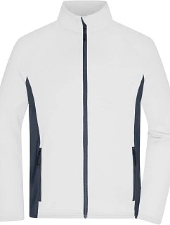 Daiber JN 1860 Pánská strečová fleecová bunda 02.1860 white/carbon