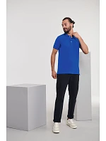 Russell Athletic 566M Pánské elastické piqué polo 10.566M sky