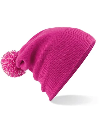 Beechfield B 450 Čepice Snowstar® 53.0450 fuchsia/off white