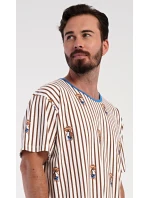 Pánská noční košile s krátkým rukávem Bear