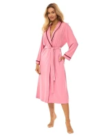 L&L 2506 dlouhý dámský župan z viskózy M-2XL
