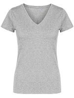 Promodoro 1525 Dámské tričko X.O s výstřihem do V 40.1525 heather grey Promodoro 1525 Dámské tričko X.O s výstřihem do V 40.1525 heather grey