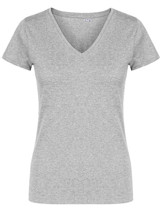 Promodoro 1525 Dámské tričko X.O s výstřihem do V 40.1525 heather grey Promodoro 1525 Dámské tričko X.O s výstřihem do V 40.1525 heather grey