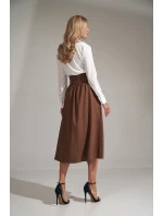 Sukně M722 hnědá - Figl Sukně M722 hnědá - Figl