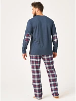 Pyžamo Key MNS 410 B26 dlouhé rukávy 3XL–4XL Pyžamo Key MNS 410 B26 dlouhé rukávy 3XL–4XL