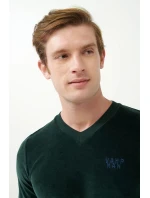 Vamp - Klasické sametové pyžamo 21715 - Vamp Vamp - Klasické sametové pyžamo 21715 - Vamp