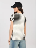 Tričko D12127M02858A světle béžové Tričko D12127M02858A světle béžové