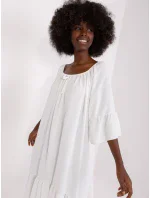 DHJ SK 6057 šaty.93 ecru DHJ SK 6057 šaty.93 ecru