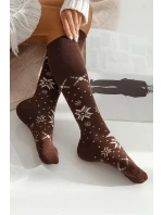 DÁMSKÉ FROTÉ PONOŽKY S HVĚZDAMI