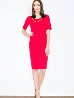 Dámské šaty M446 red - FIGL