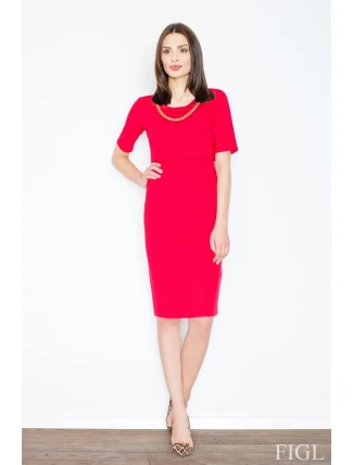 Dámské šaty M446 red - FIGL Dámské šaty M446 red - FIGL