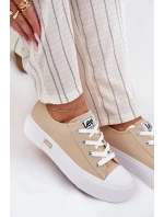 Dámské tenisky na platformě Béžové LEE ISLA C WOMEN LOW 50251001