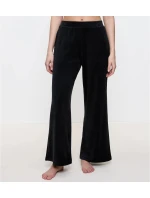 Sensual Velour Wide Leg Trousers 01 - BLACK - TRIUMPH BLACK - TRIUMPH