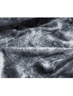 Zelená dámská asymetrická zimní bunda (m-21301)