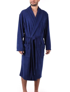 Bari pánský župan nadměrný tmavě modrá