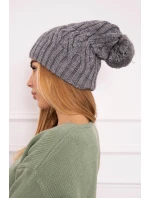 Fleecová čepice Paulina K227 tmavě šedá Fleecová čepice Paulina K227 tmavě šedá